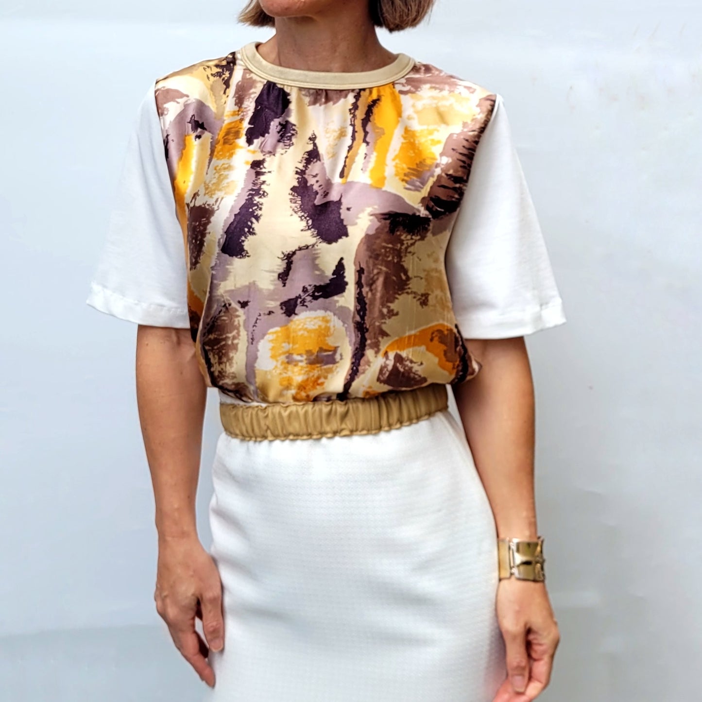 Vintage scarf tshirt