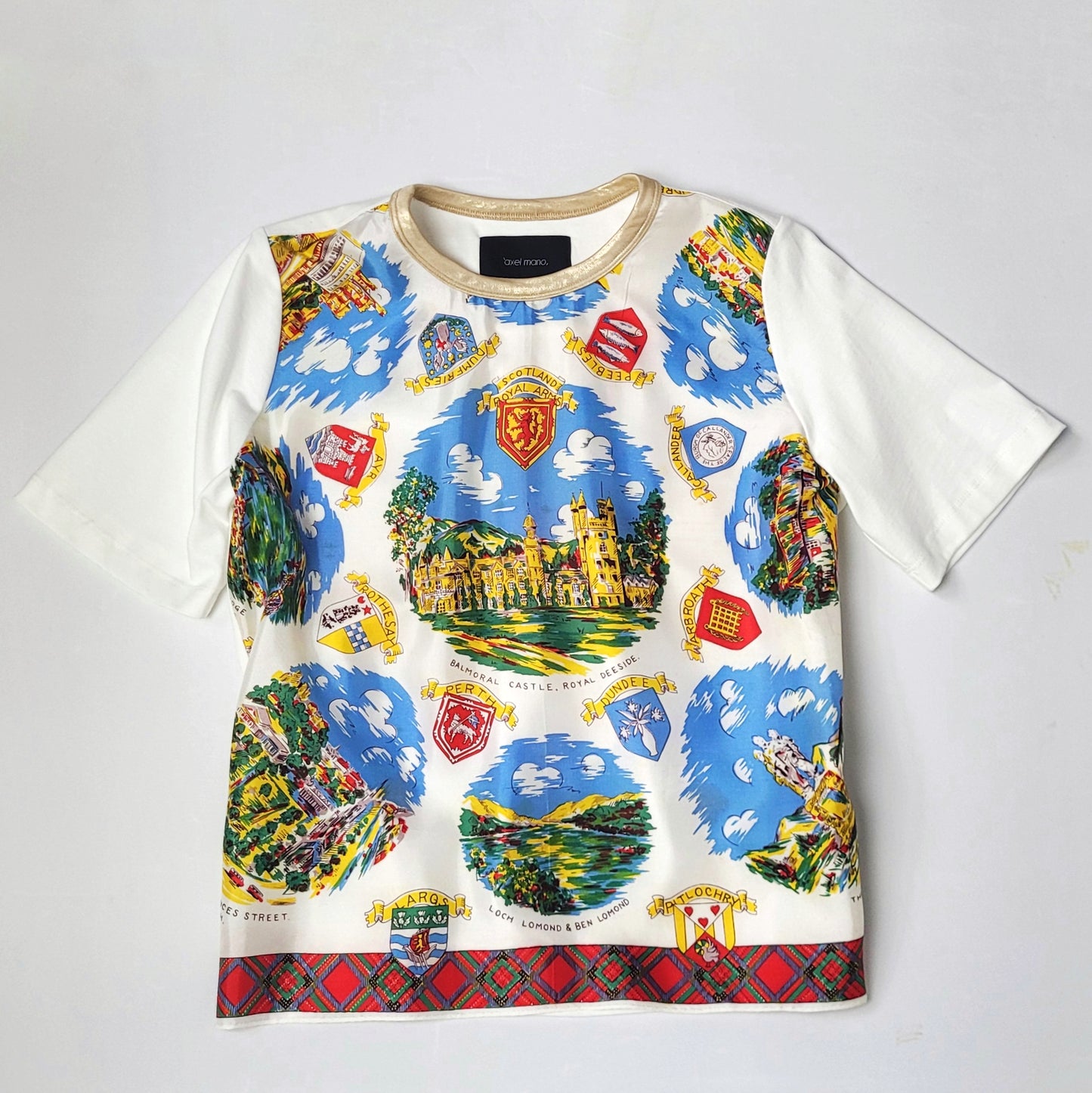 Vintage scarf tshirt