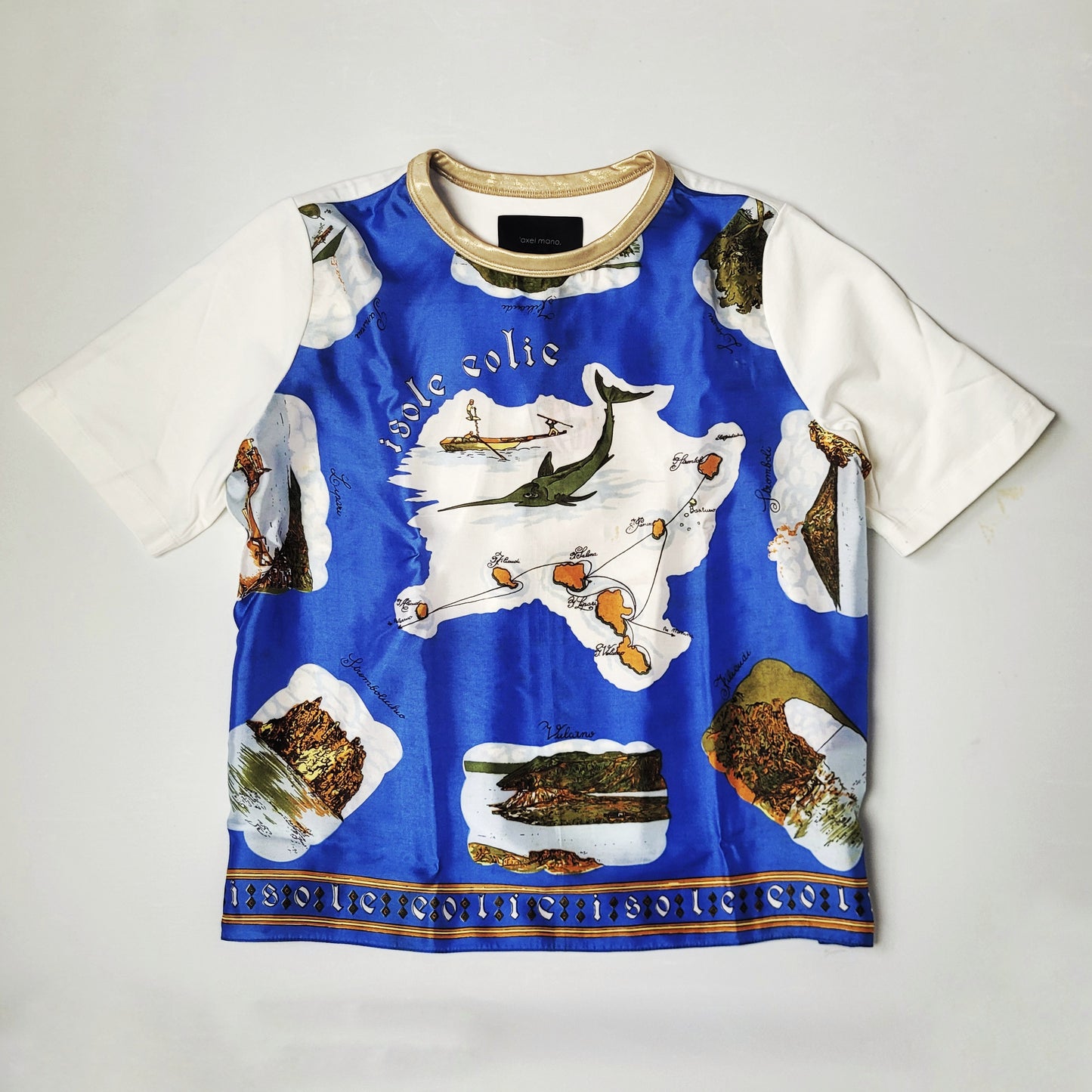 Vintage scarf tshirt