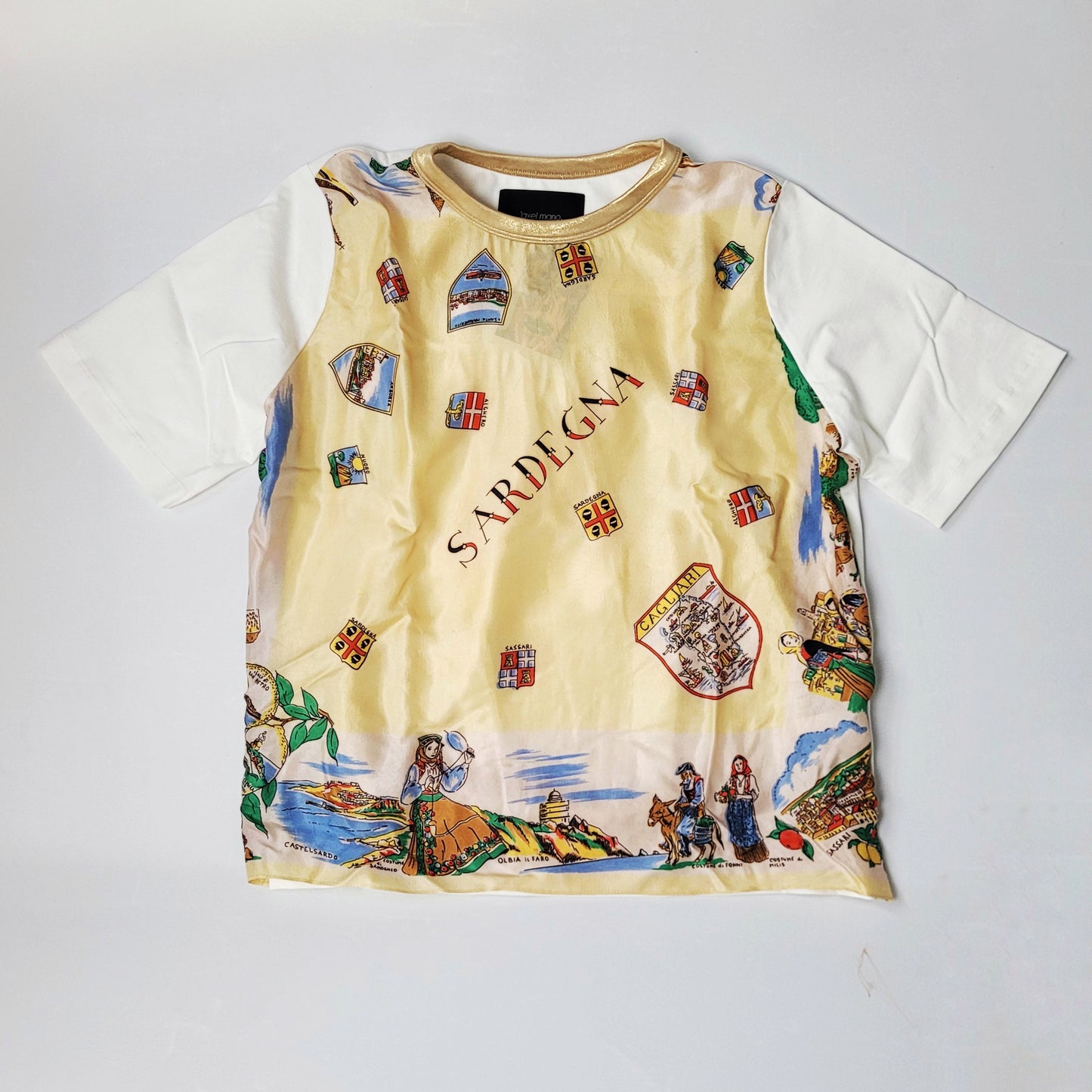 Vintage scarf tshirt