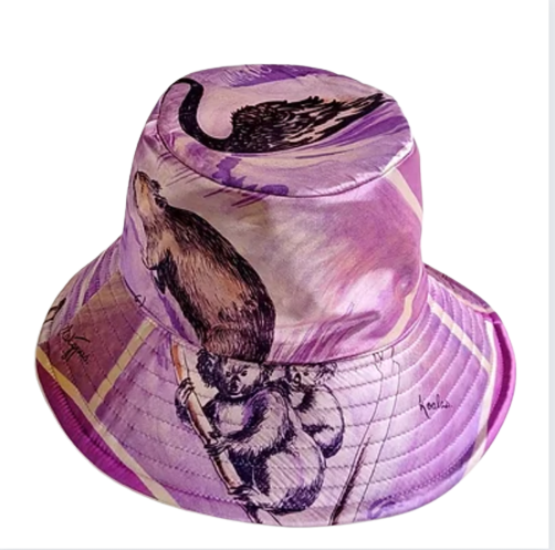Scarf Bucket Hat - Destinations