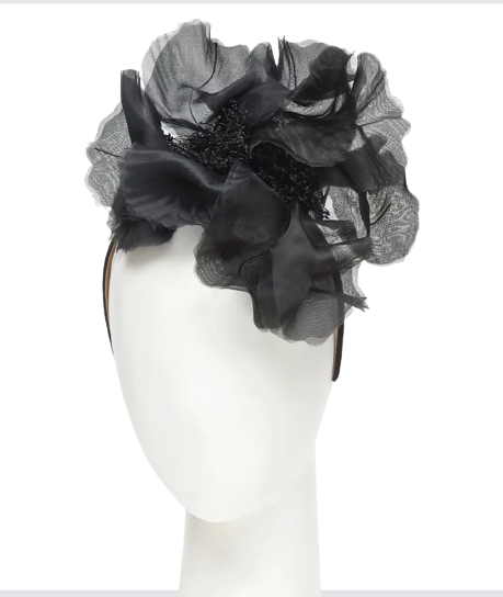 Silk Flower Headband - Double