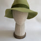 A Green felt fedora