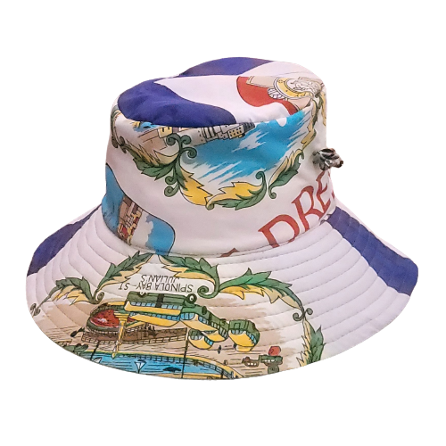 Scarf Bucket Hat - Destinations
