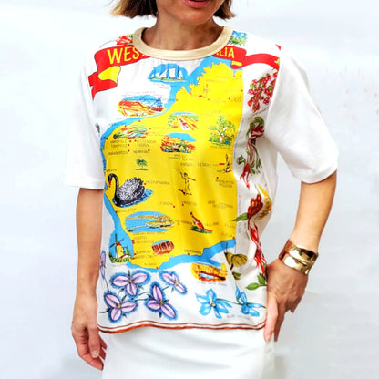 Vintage scarf tshirt