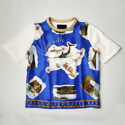 Vintage scarf tshirt