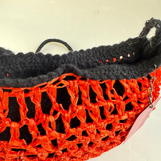 Orange Crochet bag