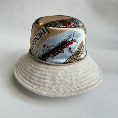 Scarf/ Linen Bucket : Destinations