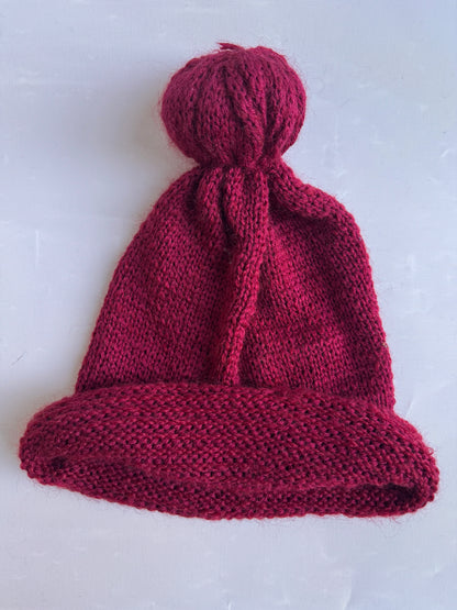PomPom knit beanie
