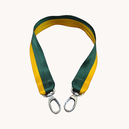 The Green & Gold bag strap