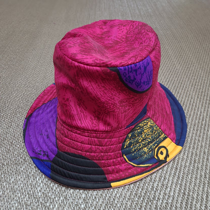 Vintage Scarf Bucket Hat