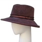 Homburg Hat - Medium Brim