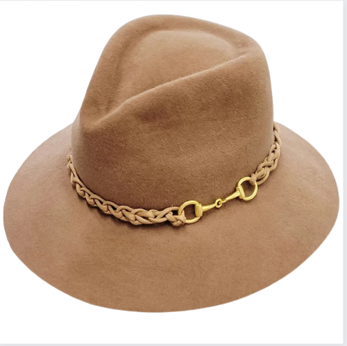 Felt Fedora Hat - Medium Brim